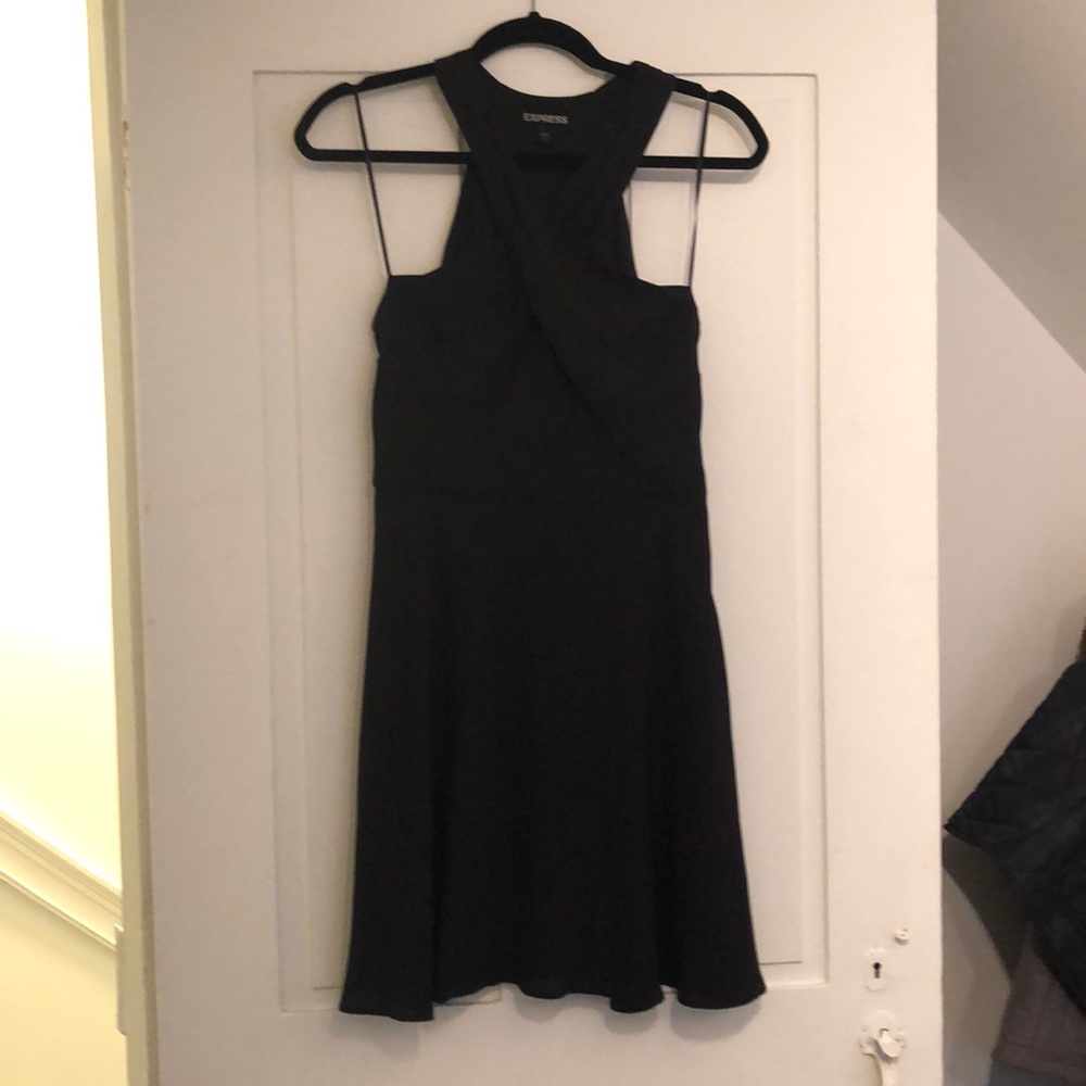 Short black party dress